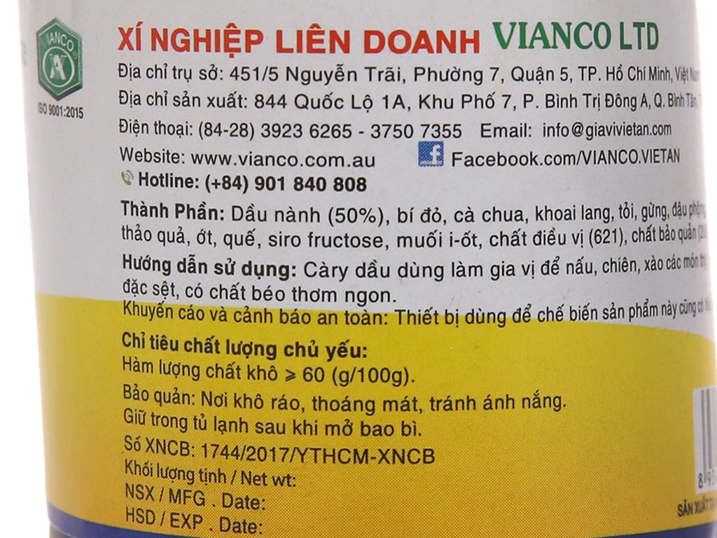 Xốt cà ri dầu Việt Ấn 50g- Curry Oil Paste