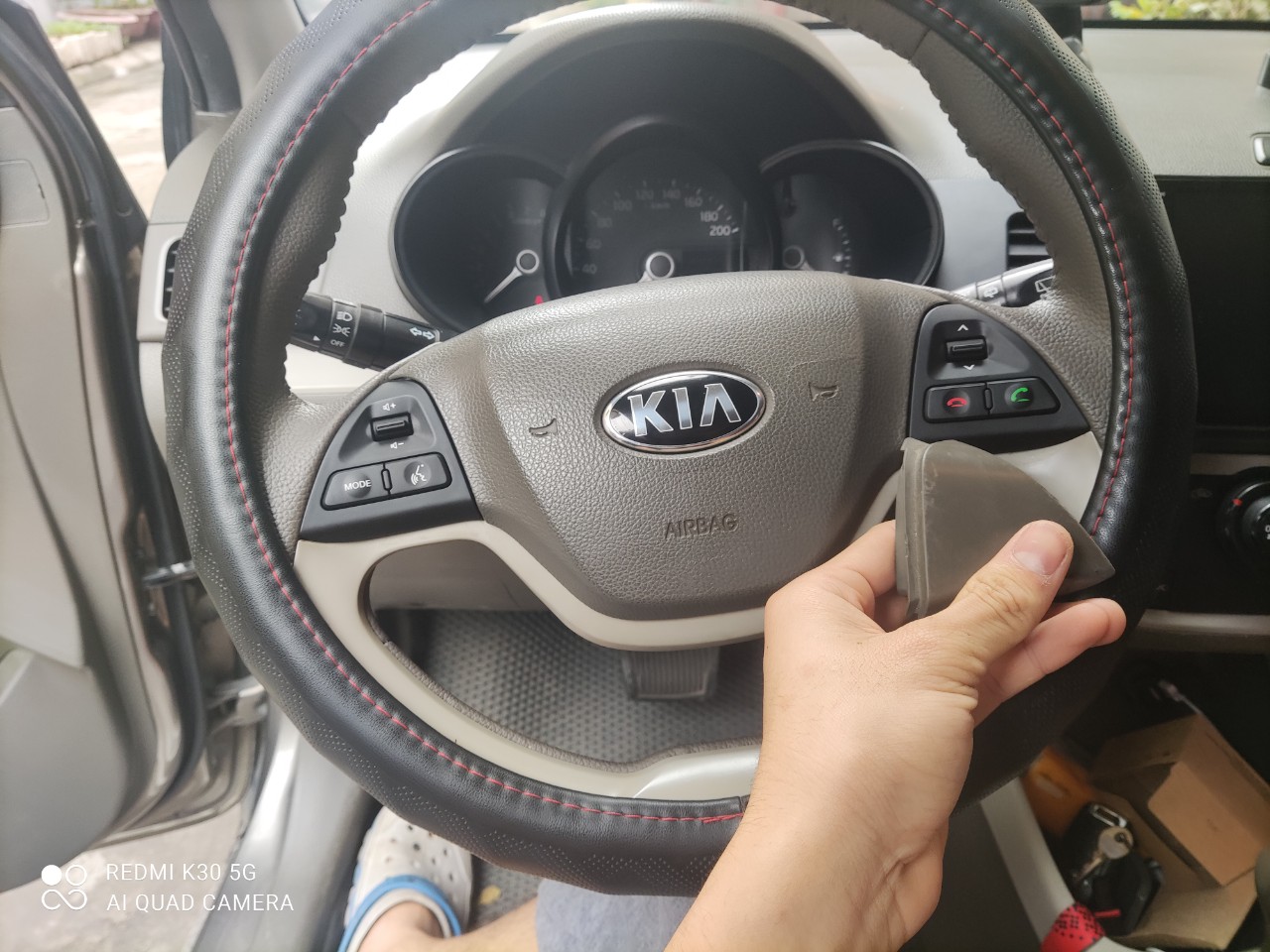 Khiển vô lăng Kia moring 2011-2012-2013-2014 . có video hướng dẫn lắp đặt