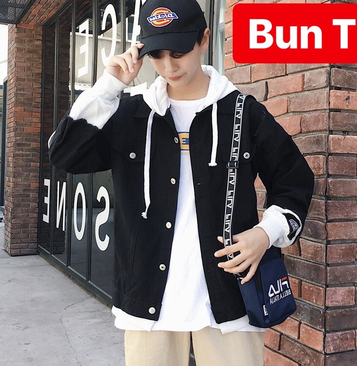 ÁO KHOÁC JEAN NAM CHẤT BÒ 3 MÀU NÓN NỈ HÀN QUỐC SÀNH ĐIỆU T&T- CAO CẤP - TRANG BUN FASHION