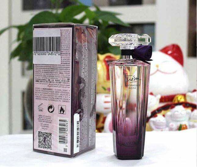 Nước Hoa Lac.ôme Tre.sor Midnight Rose tím