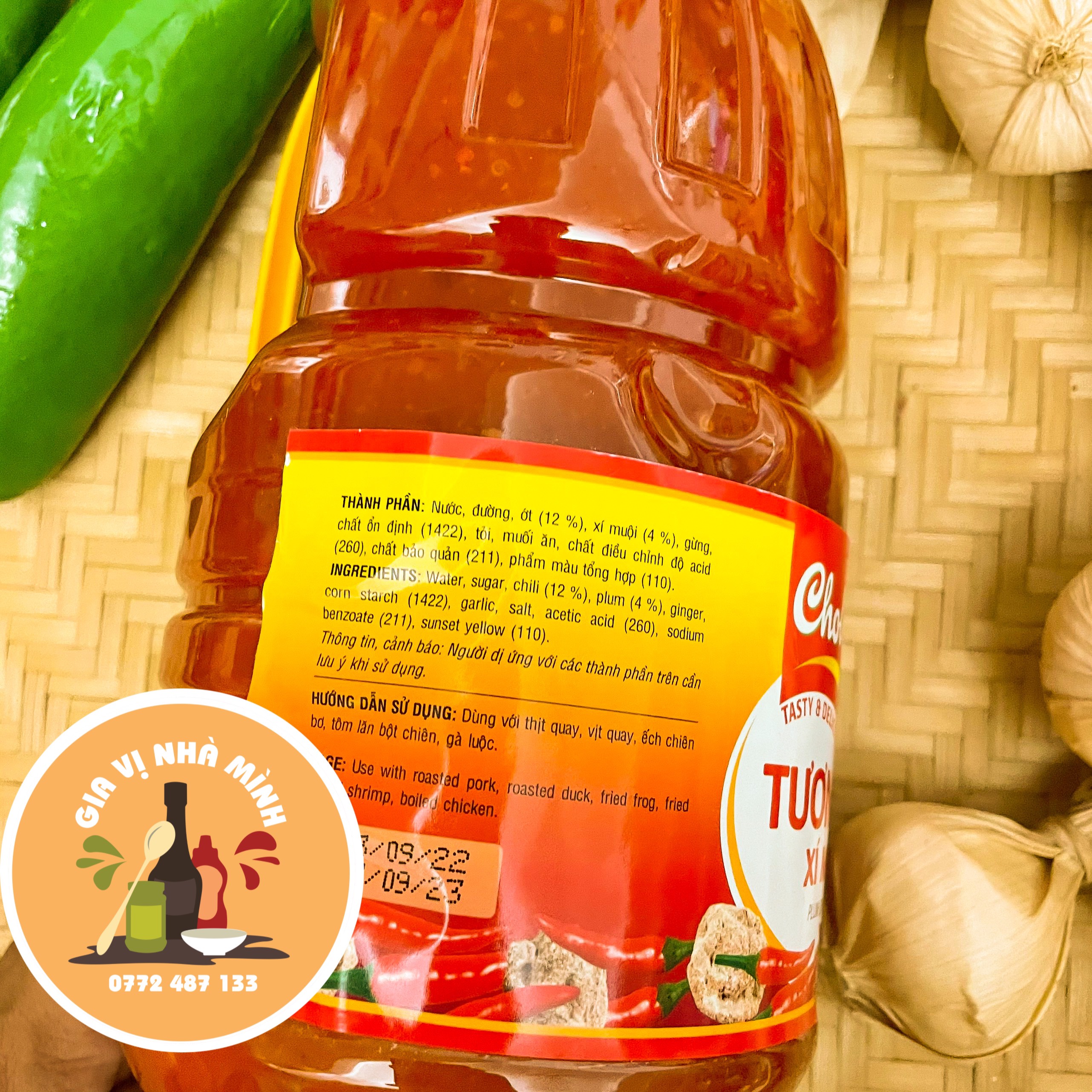 TƯƠNG ỚT XÍ MUỘI CHOLIMEX - BÌNH 2.2