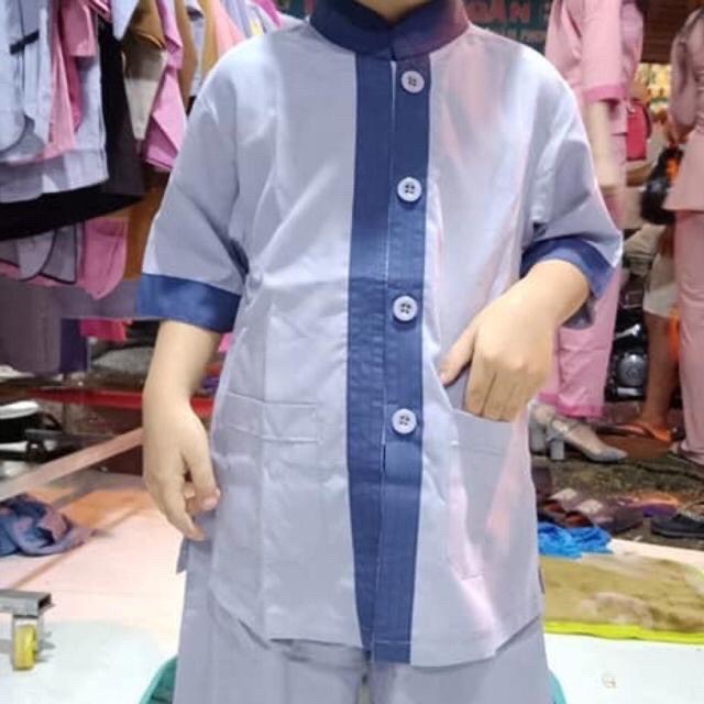 ĐỒ LAM ĐI CHÙA - mẫu Lãnh Tụ Phối Bé