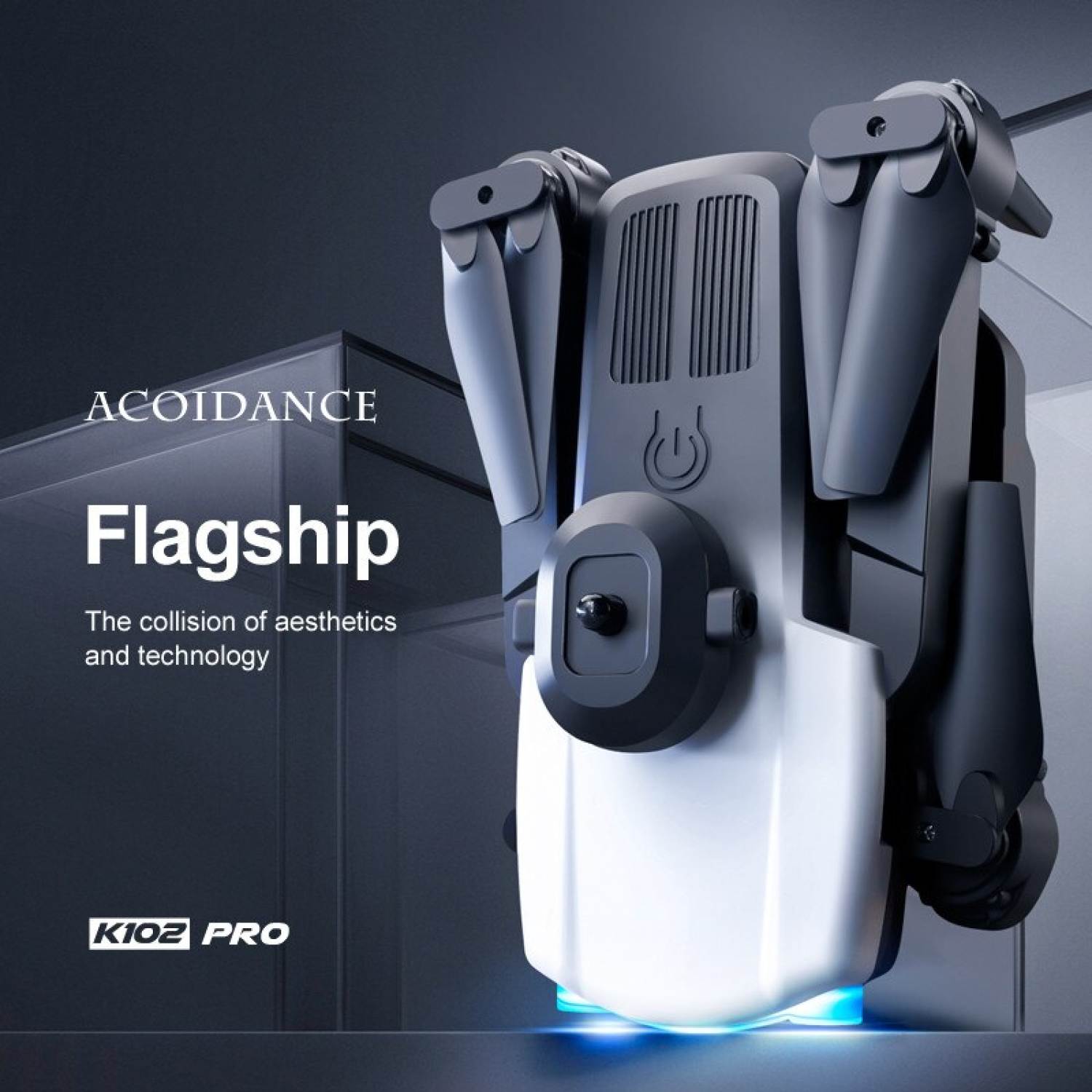 K102 PRO Drone 4K HD Dual Camera Drone Obstacle Avoid With Optical Flow Quadcopter Real-Time Transmission Helicopter Toy