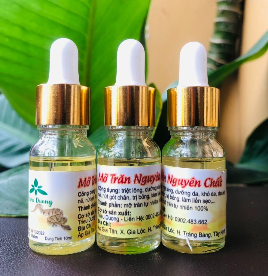 Mỡ trăn nguyên chất Triêu Dương