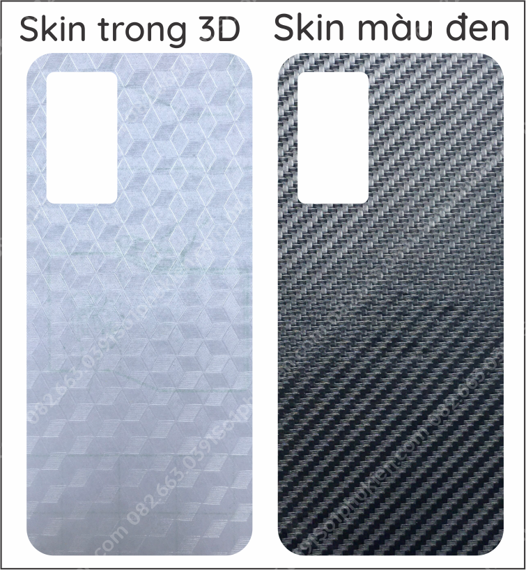 Miếng dán mặt lưng skin carbon Vivo v23e / v23e 5g