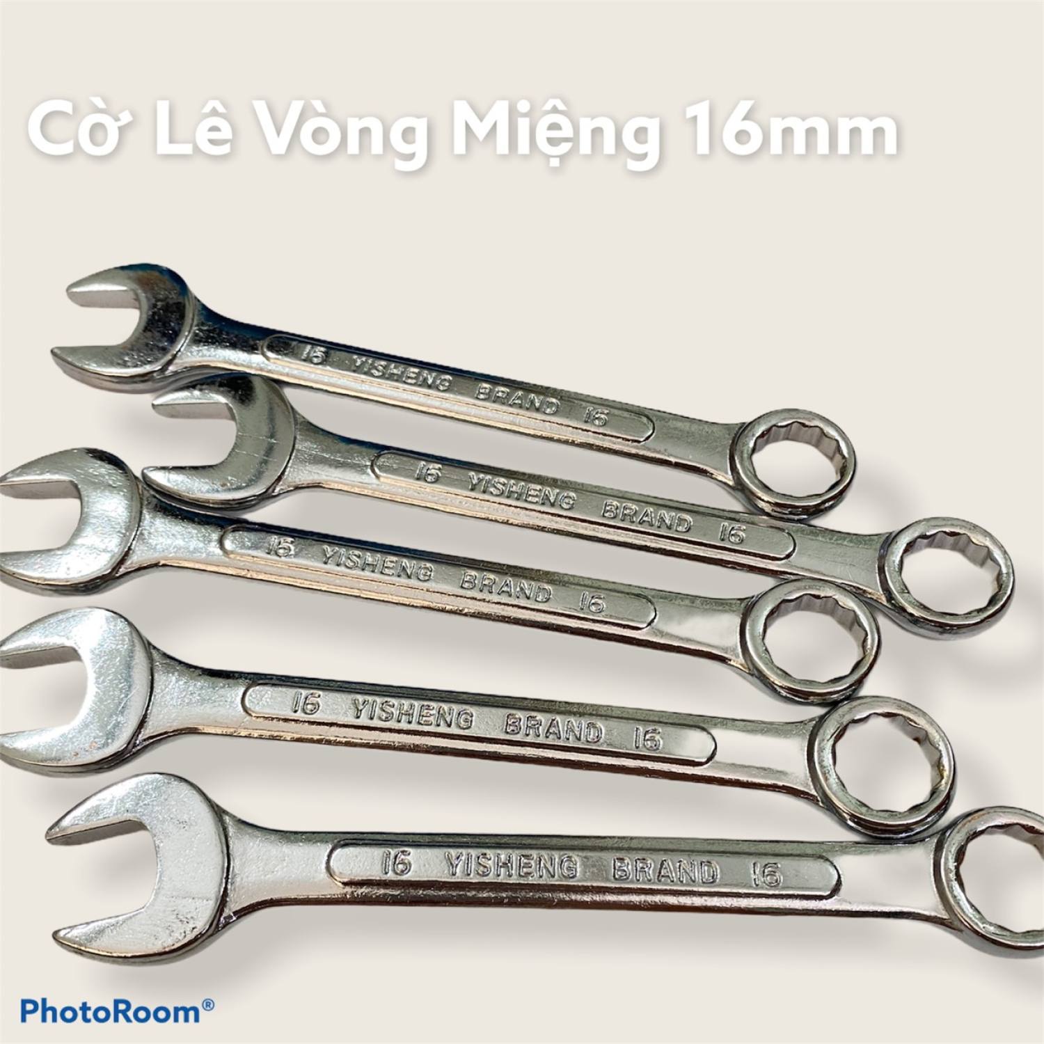Cờ lê vòng miệng 16mm 2 đầu