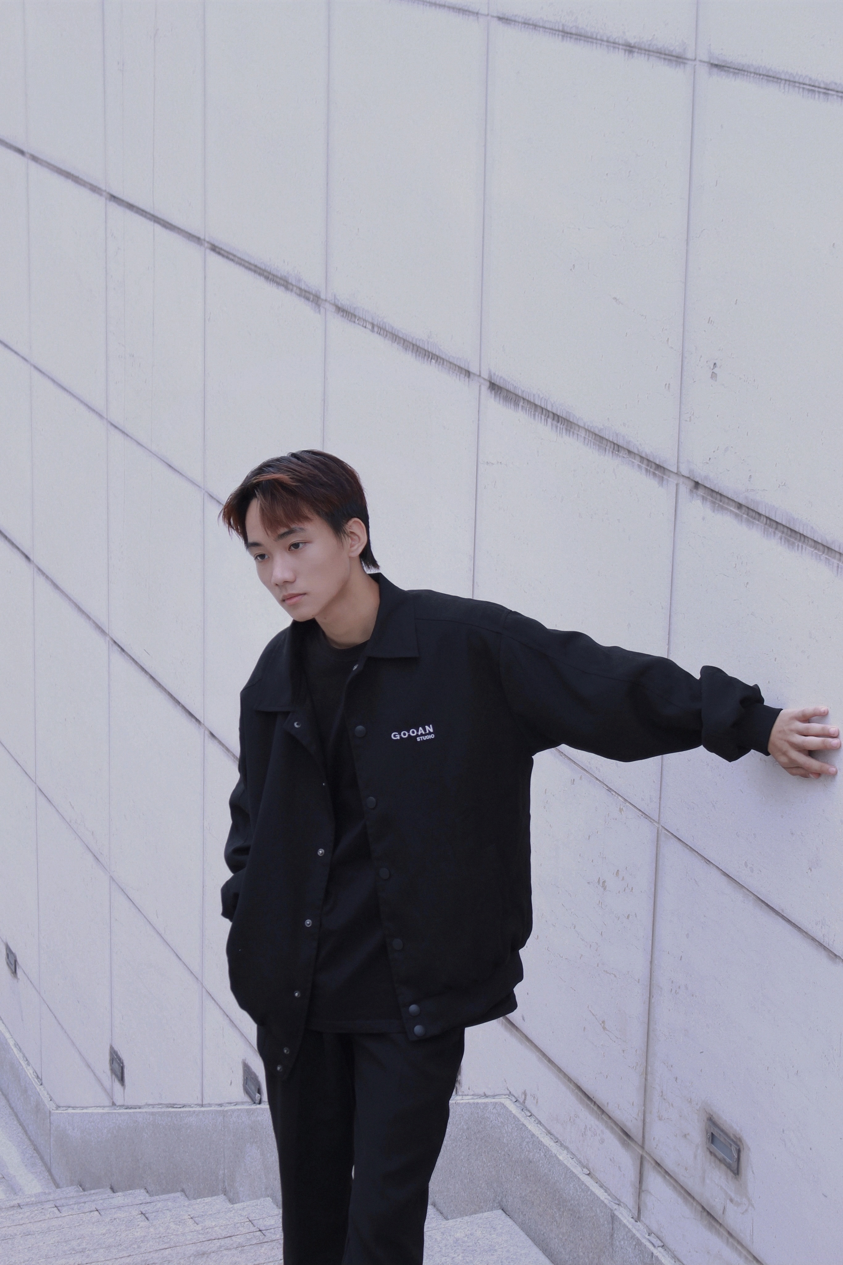 Áo Khoác Varsity Bomber Gooan Basic Form Rộng