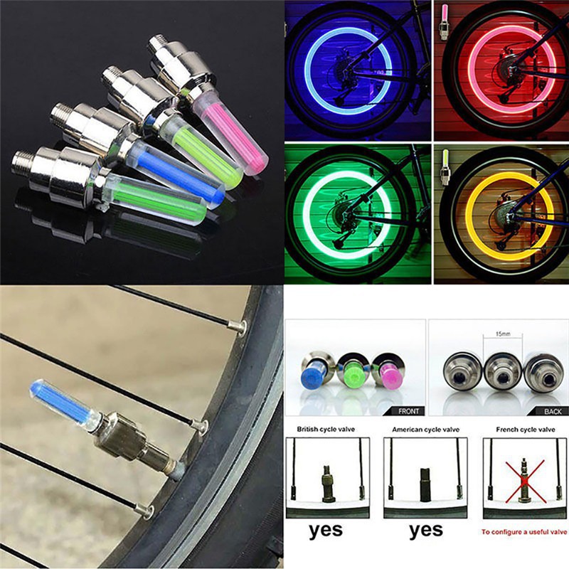 COMBO 2 ĐÈN LED LẮP CHÂN VAN XE MÁY, XE ĐẠP, OTO