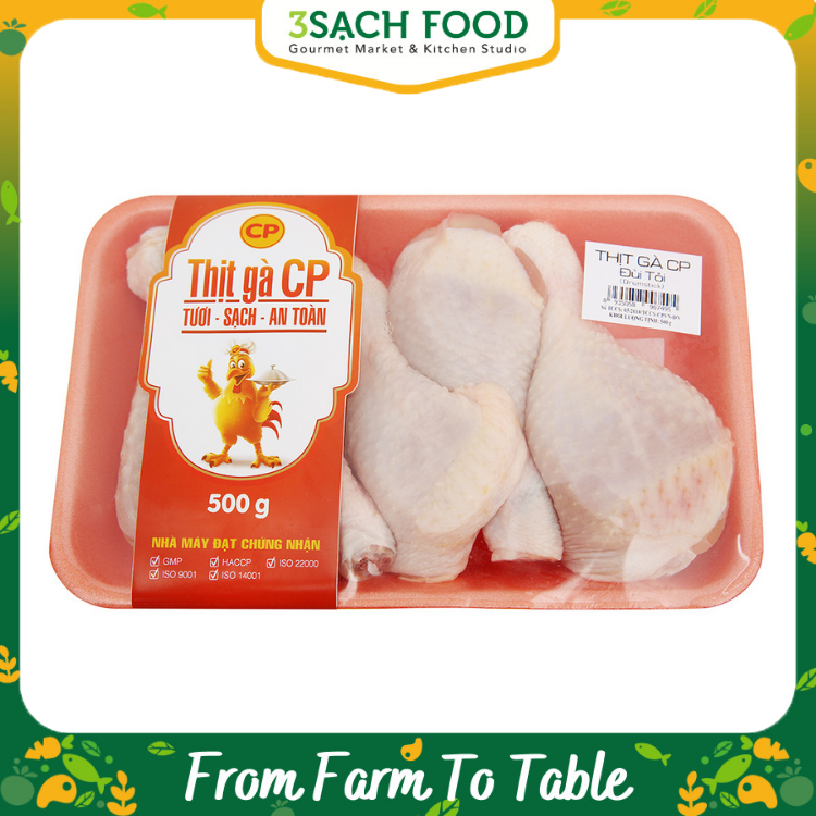 Đùi Tỏi Tươi CP (Khay 500Gr)