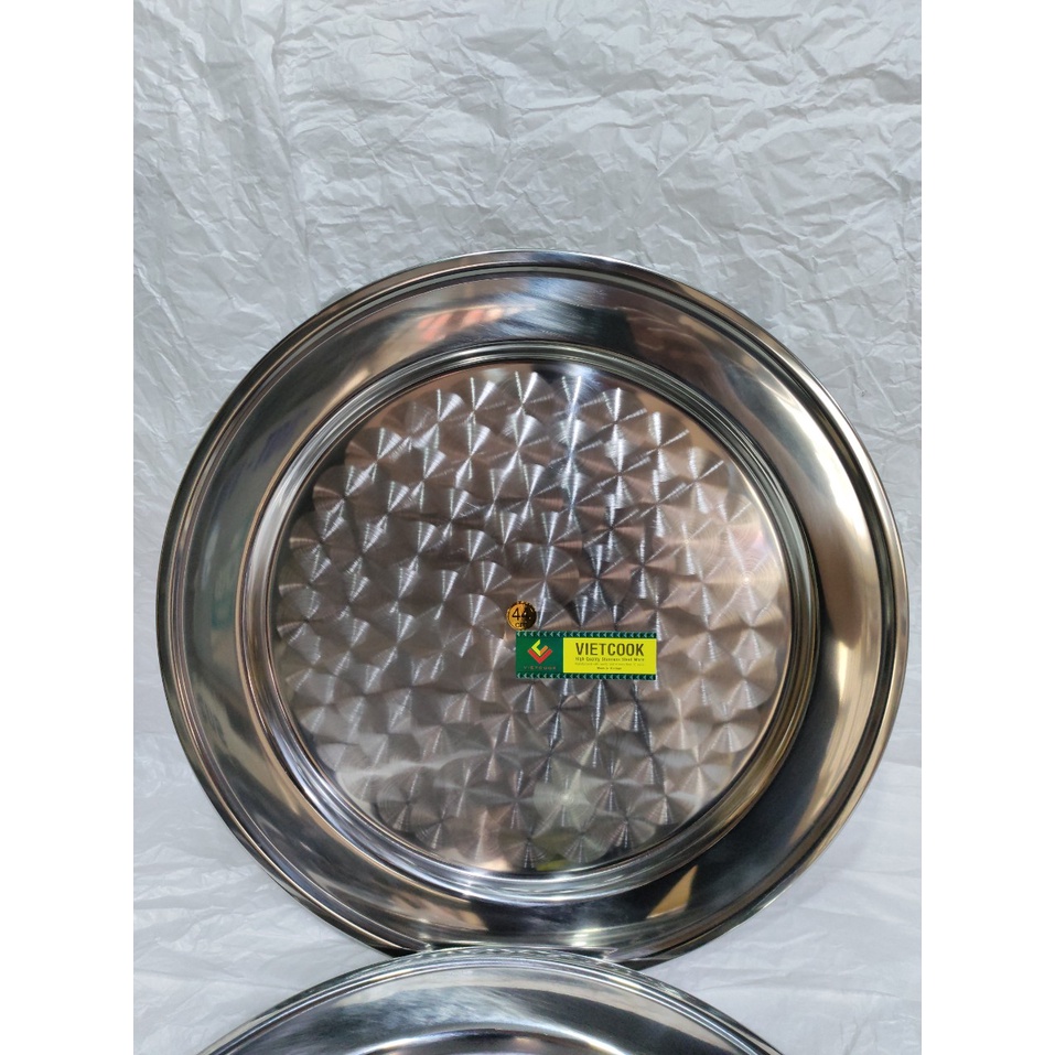 [HÀNG CAO CẤP] Mâm cơm inox 304 Vietcook cao cấp- đủ size