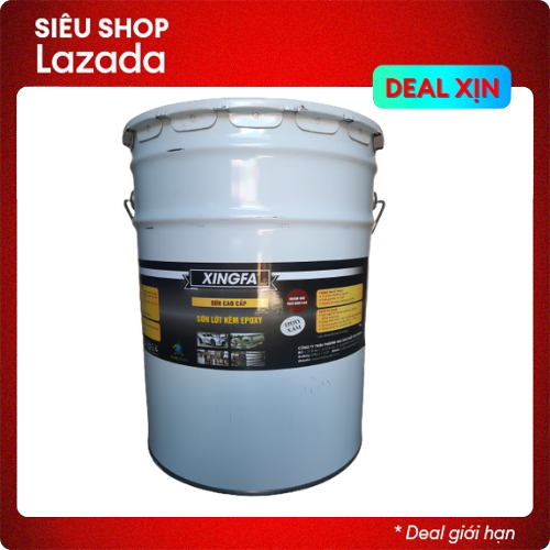 SƠN LÓT SẮT MẠ KẼM, SƠN CHỐNG RỈ 1K EPOXY  (1 THÀNH PHẦN, 17.5 Kg/Thùng) - XINGFA/ DIY