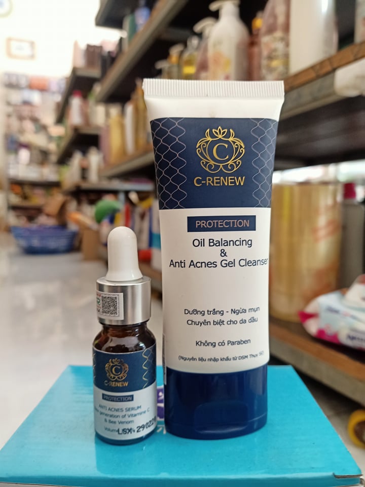 COMBO SERUM và SỮA RỬA MẶT C-RENEW