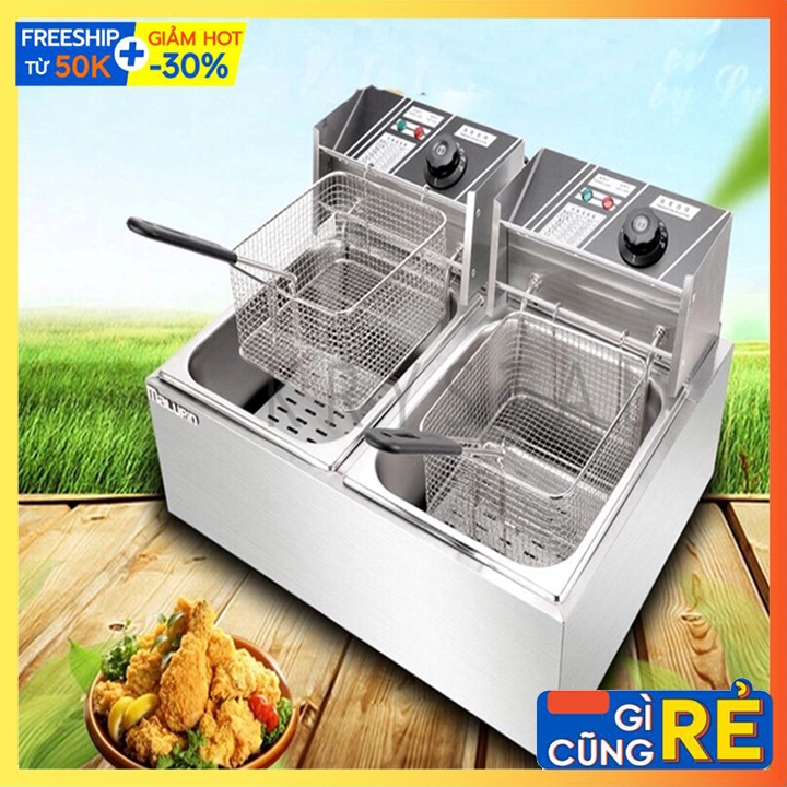 Bếp chiên nhúng 2 ngăn - Bếp chiên, rán thực phẩm - Bếp điện