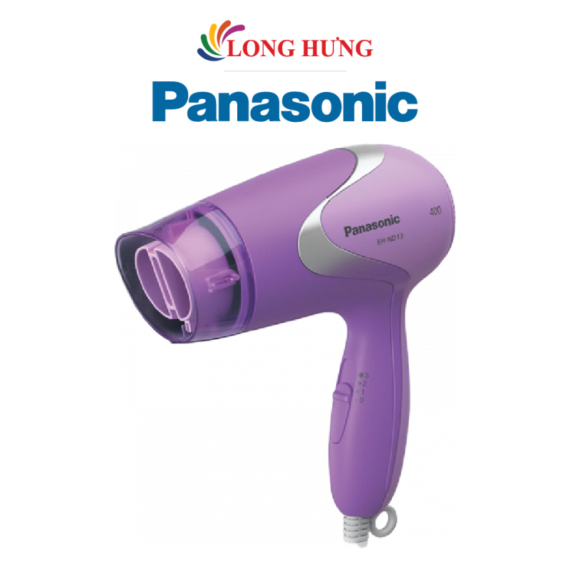 Máy sấy tóc Panasonic EH-ND13-V645 - Hàng chính hãng - Công suất 1000W sấy khô nhanh, 2 đầu sấy tạo kiểu, tự động ngắt khi quá nhiệt giá rẻ