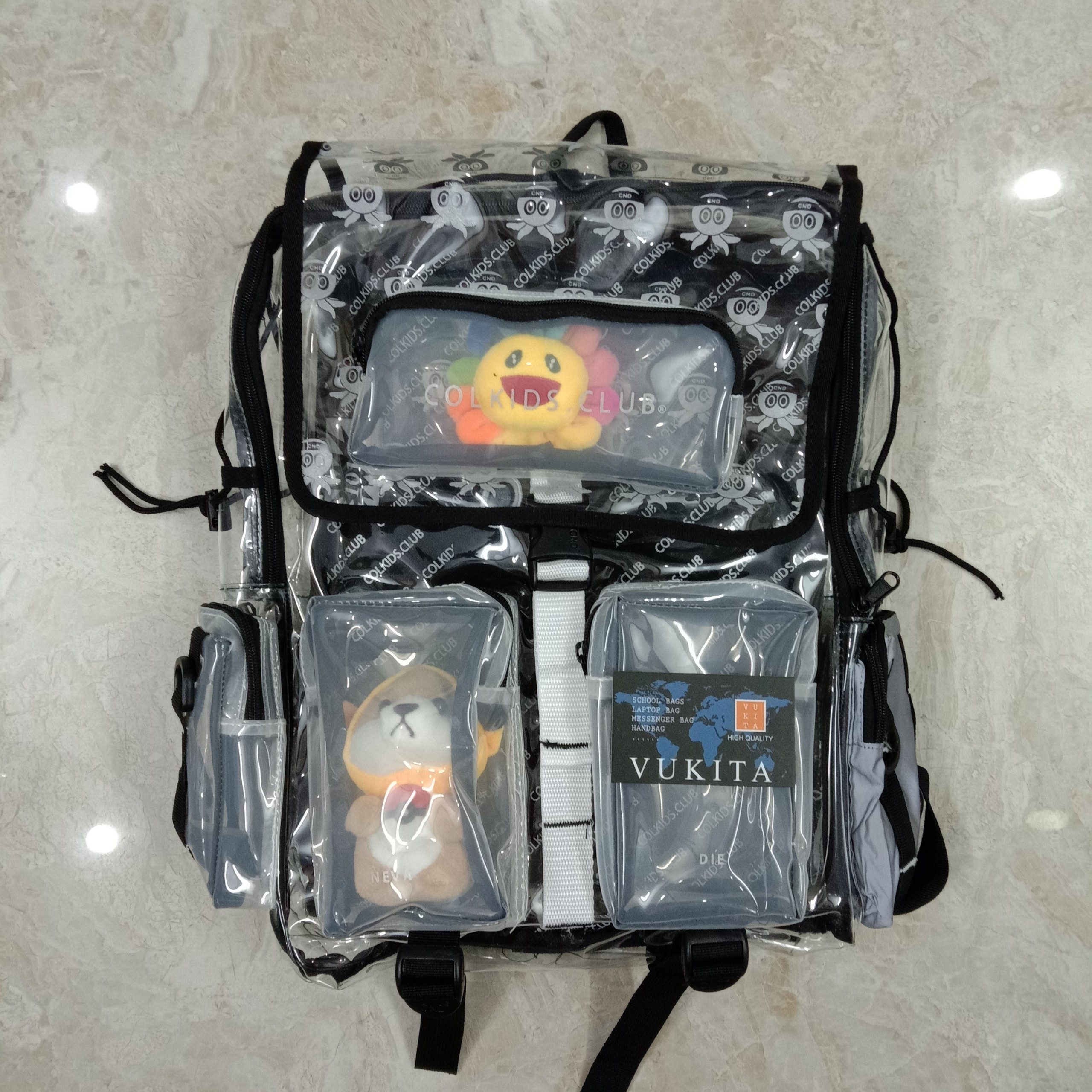 [HCM]Balo colkids ss5 Nhựa phản quang (Tặng full tag và giấy thơm)
