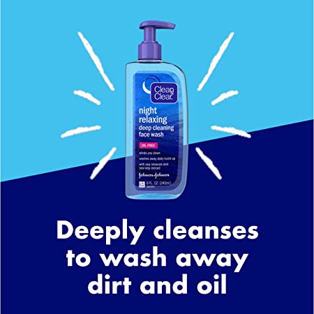 Clean & Clear Night Relaxing Deep Cleaning Face Wash  240ml