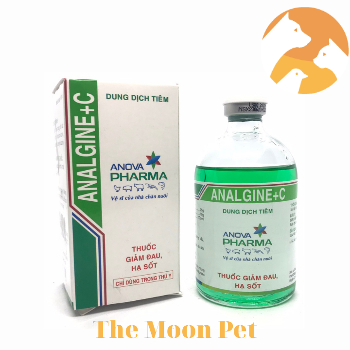 Anagine+C [100 ml] Giảm đau, hạ sốt cho vật nuôi