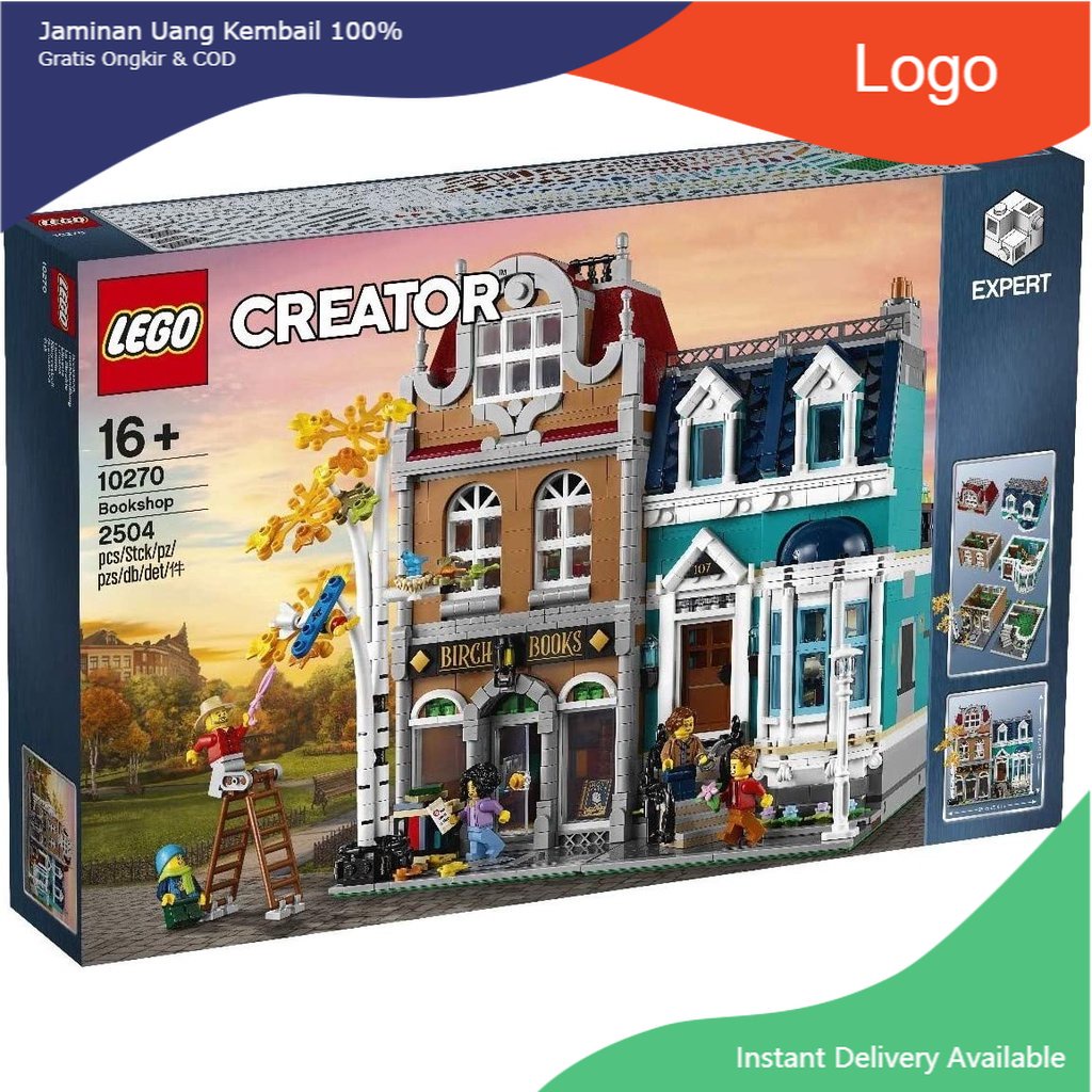 Lego 10270 Creator Expert Bookshop - Cửa hàng sách ( Hàng có sẵn )