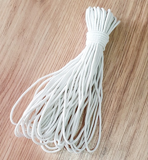 [HCM]Cuộn Dây Thun Chỉ Tròn Lớn 2mm - Dài 12m (Thun Khuy Lớn) Dùng Cho May Vá và Trang Trí