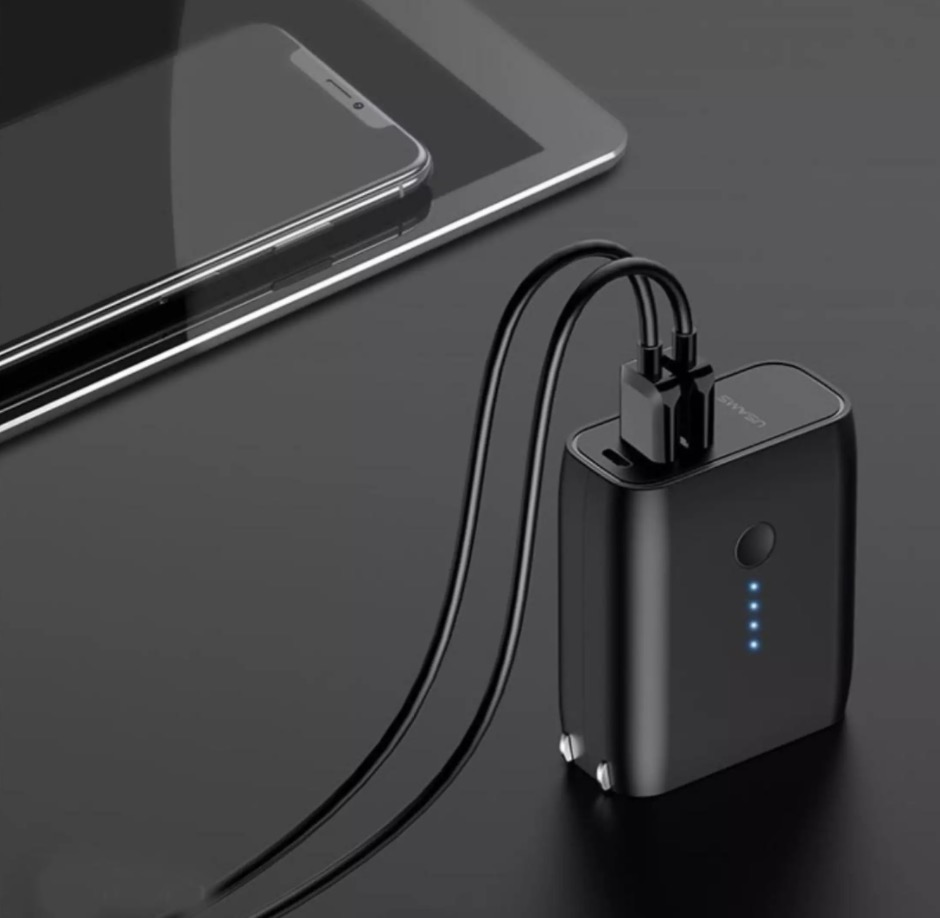 Củ sạc kiêm pin dự phòng 2in1 USAMS 5000mAh
