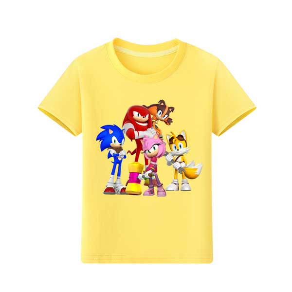 Áo thun trẻ em biệt đội sonic đủ size đủ màu Anam Store