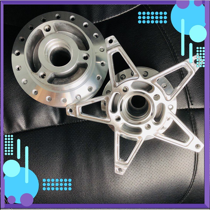 Đùm Trước Sau luôn lòng CNC gắn Cho Raider/Satria