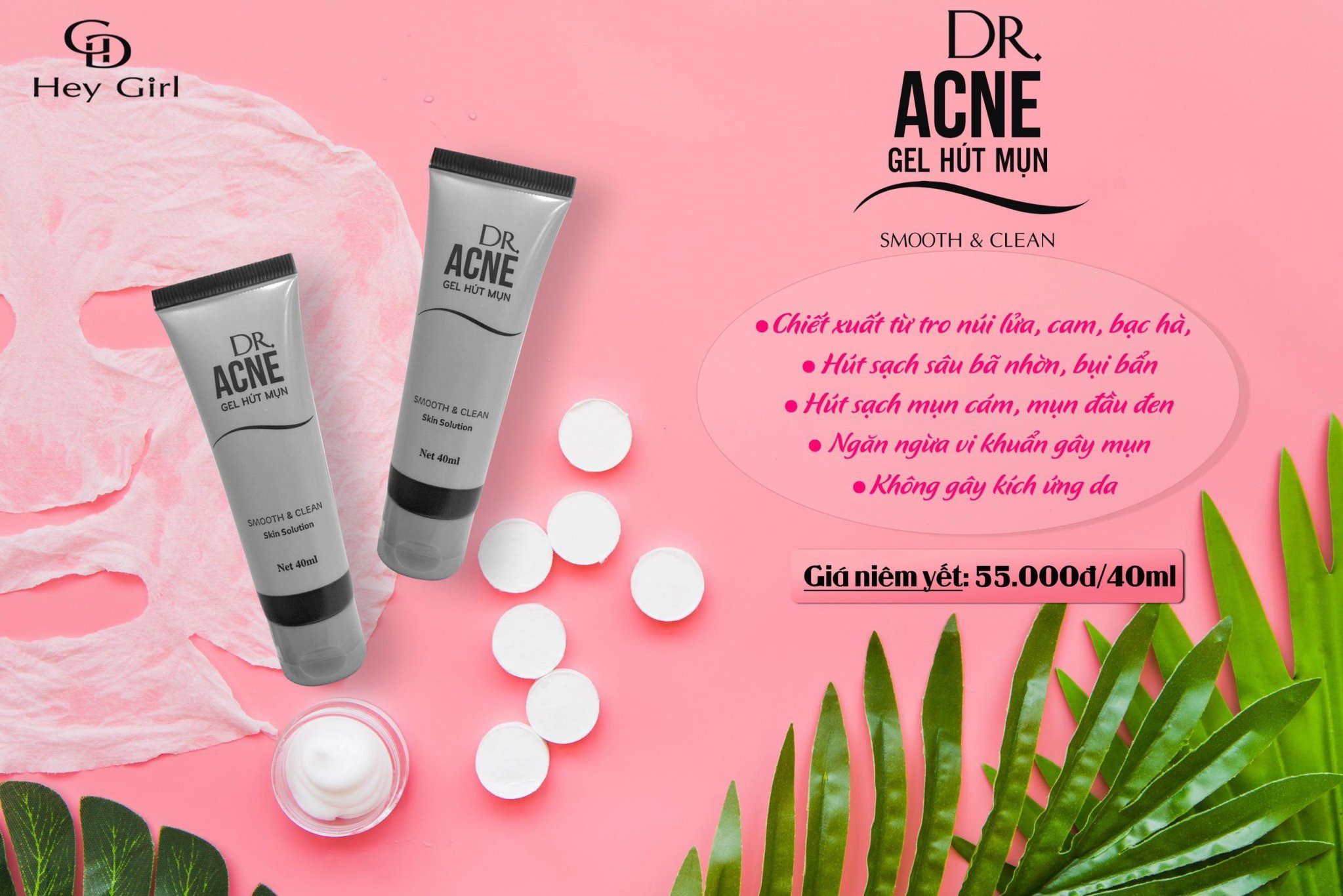 [Chính Hãng] gel lột mụn dr acne