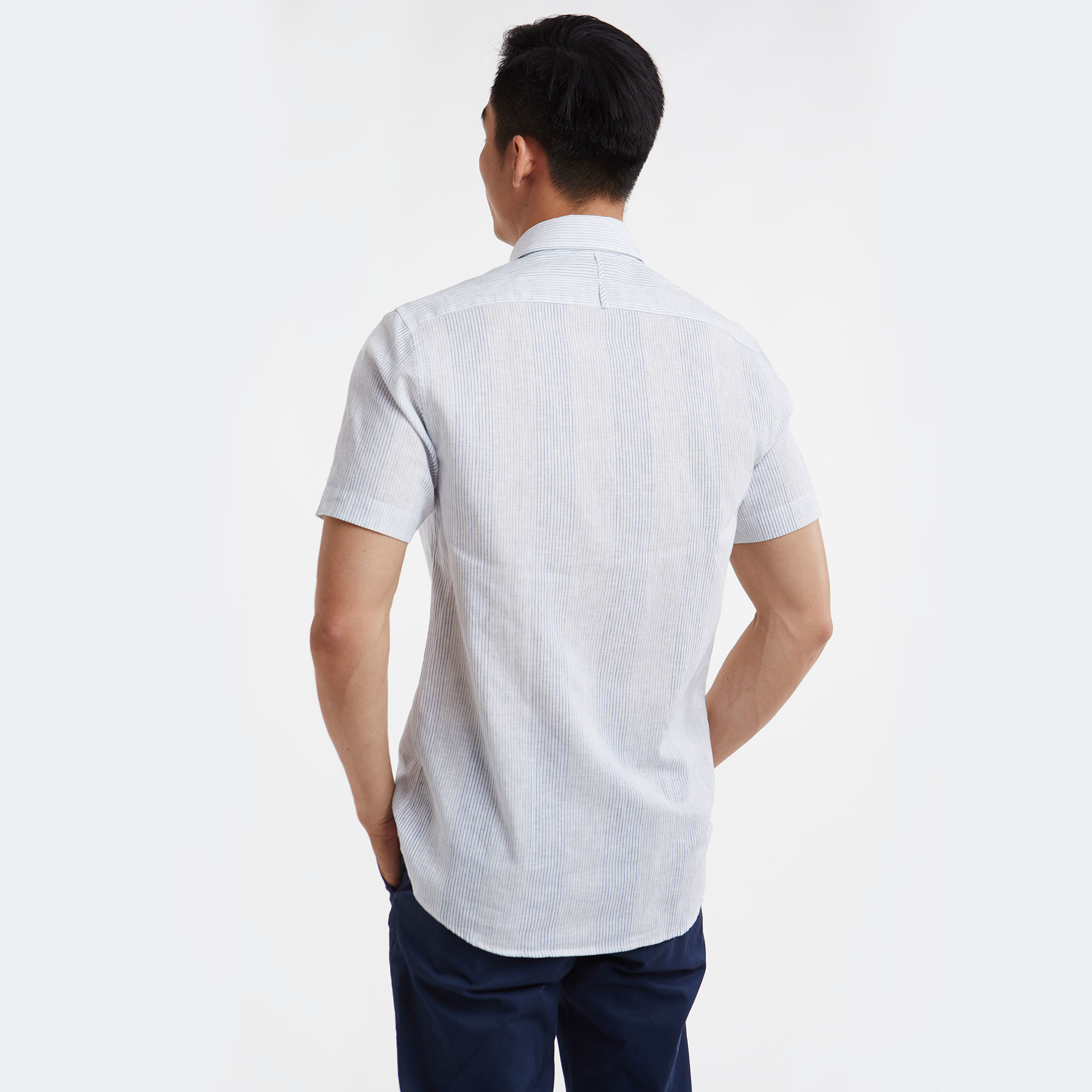 N&M Áo sơ mi thời trang nam tay ngắn 1908099