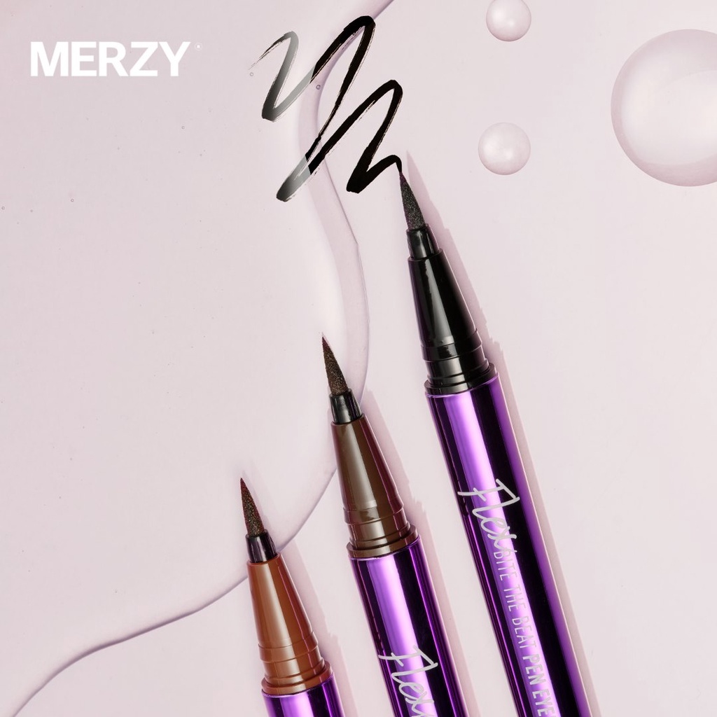 KẺ MẮT NƯỚC MERZY BITE THE BEAT PEN EYELINER FLEX (0.6G)