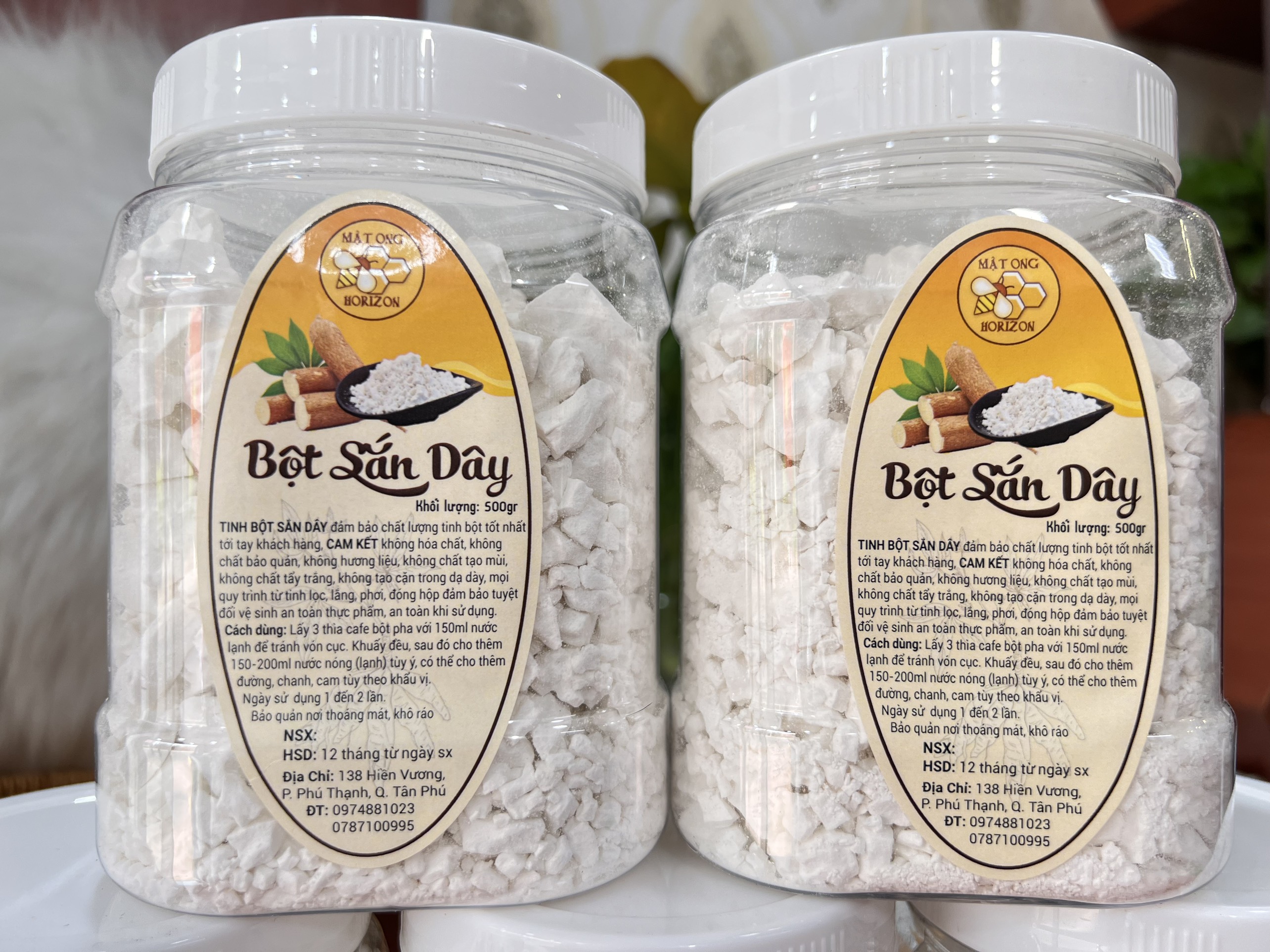 Tinh bột sắn dây nguyên chất