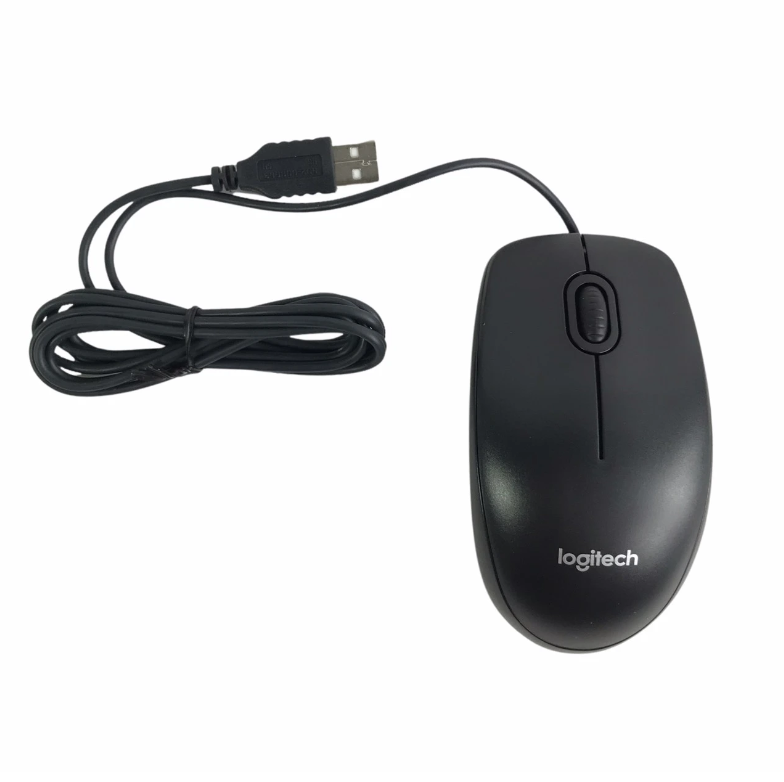 Chuột Máy Tính Có Dây LOGITECH B100 Cổng USB - Hãng phân phối chinh thức