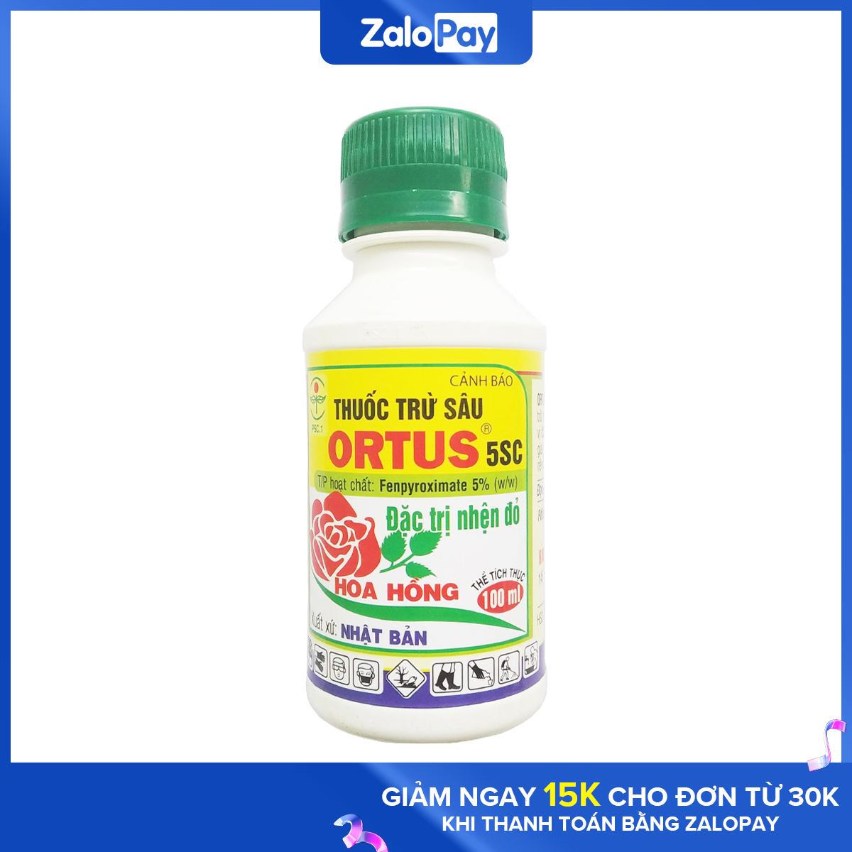 Chế Phẩm Trừ Bọ Trĩ Và Nhện Đỏ Ortus Chai 100 ml