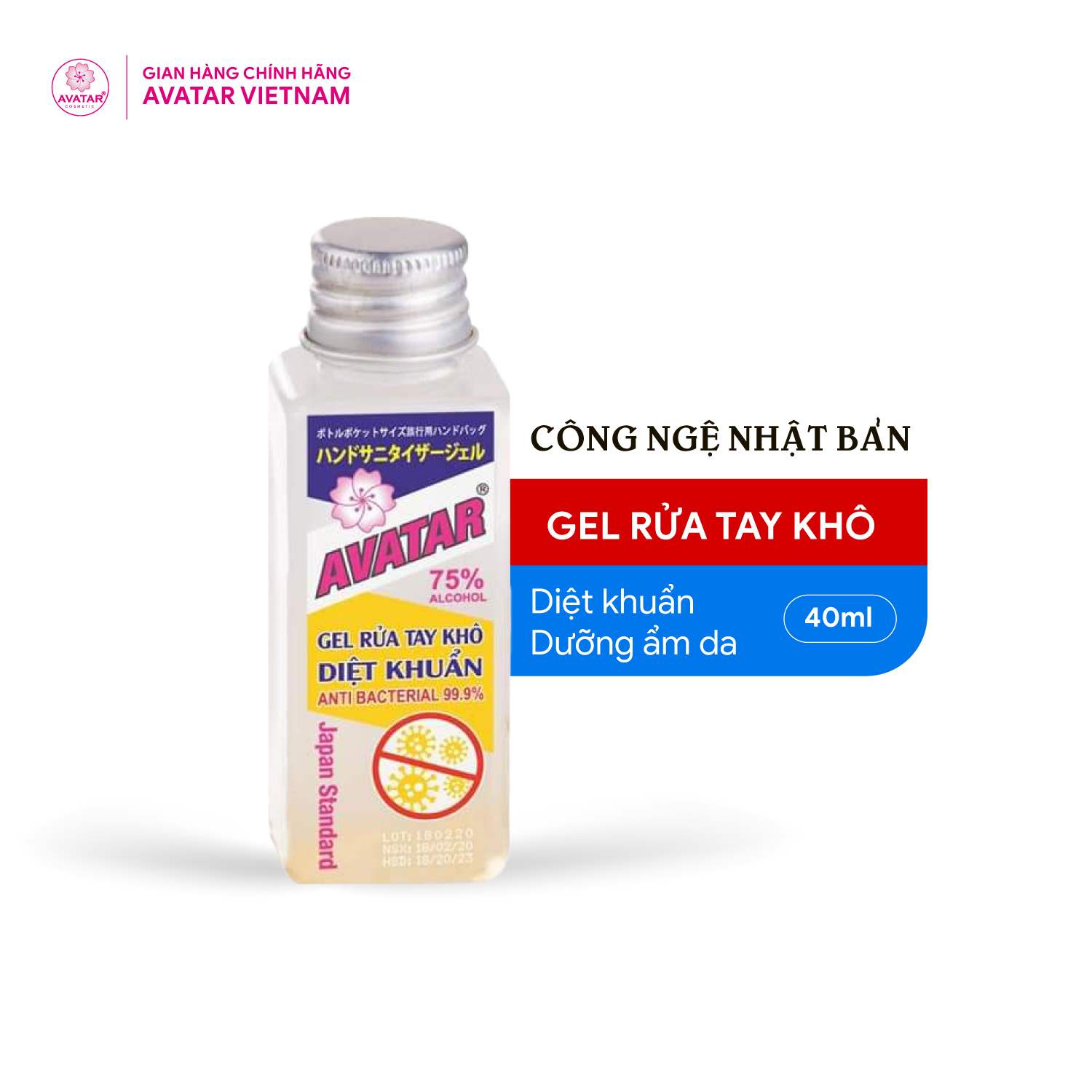 Gel Rửa Tay Khô Diệt Khuẩn Vượt Trội