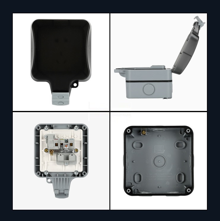 Ổ cắm chống nước ngoài trời IP66