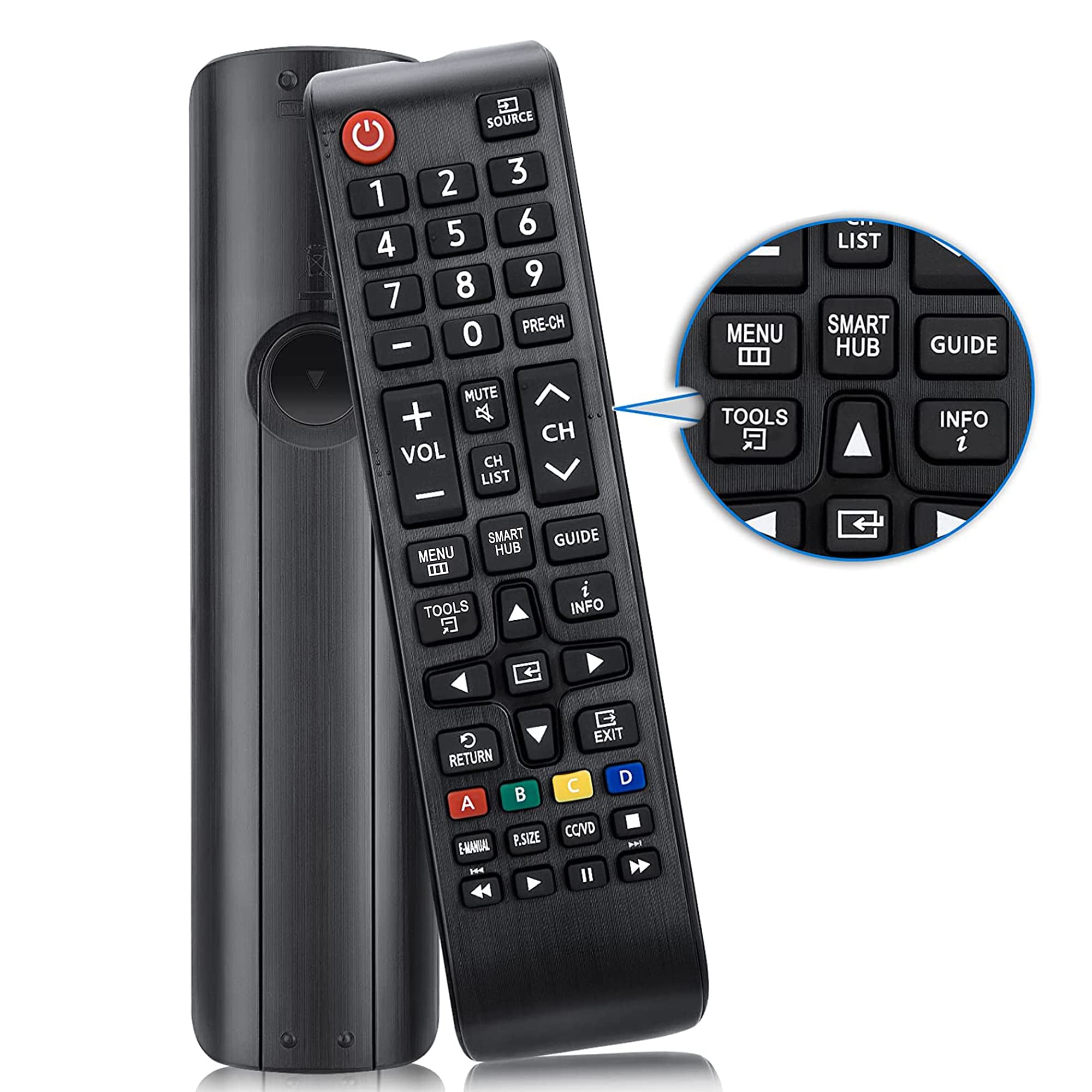 Điều khiển TV SAMSUNG - Remote Tivi Samsung (Đen ngắn tiêu chuẩn)