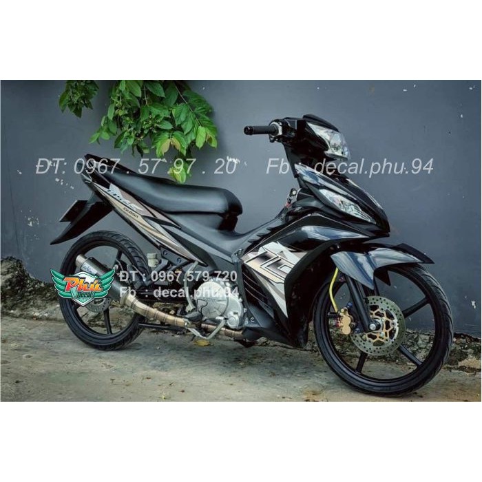 Tem rời exciter 135 lc đen