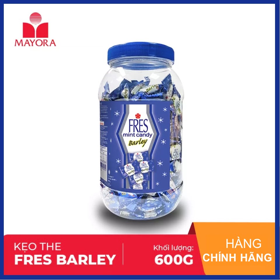 Kẹo Fres Barley (Xanh Dương) Hủ 600G