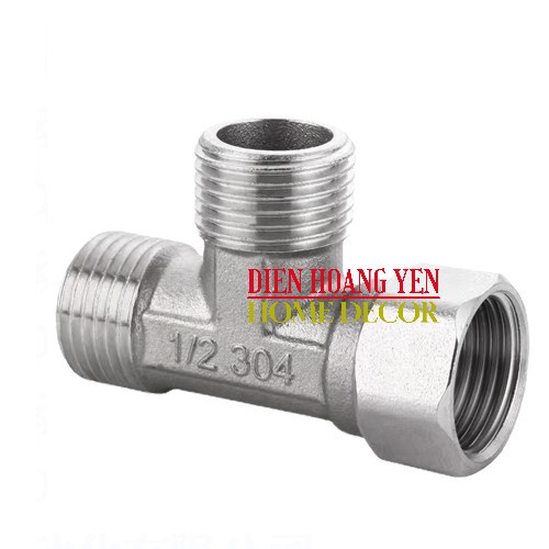 Tê cầu inox 304 không gỉ chia nước bồn cầu và vòi xịt