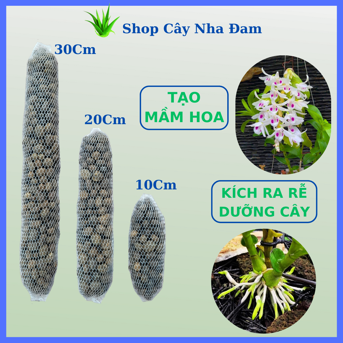 Phân Dê Túi Lưới Bón Lan, Hoa, Cây Kiểng, Đã Qua Xử Lý (Dài10 - 20 - 30Cm)