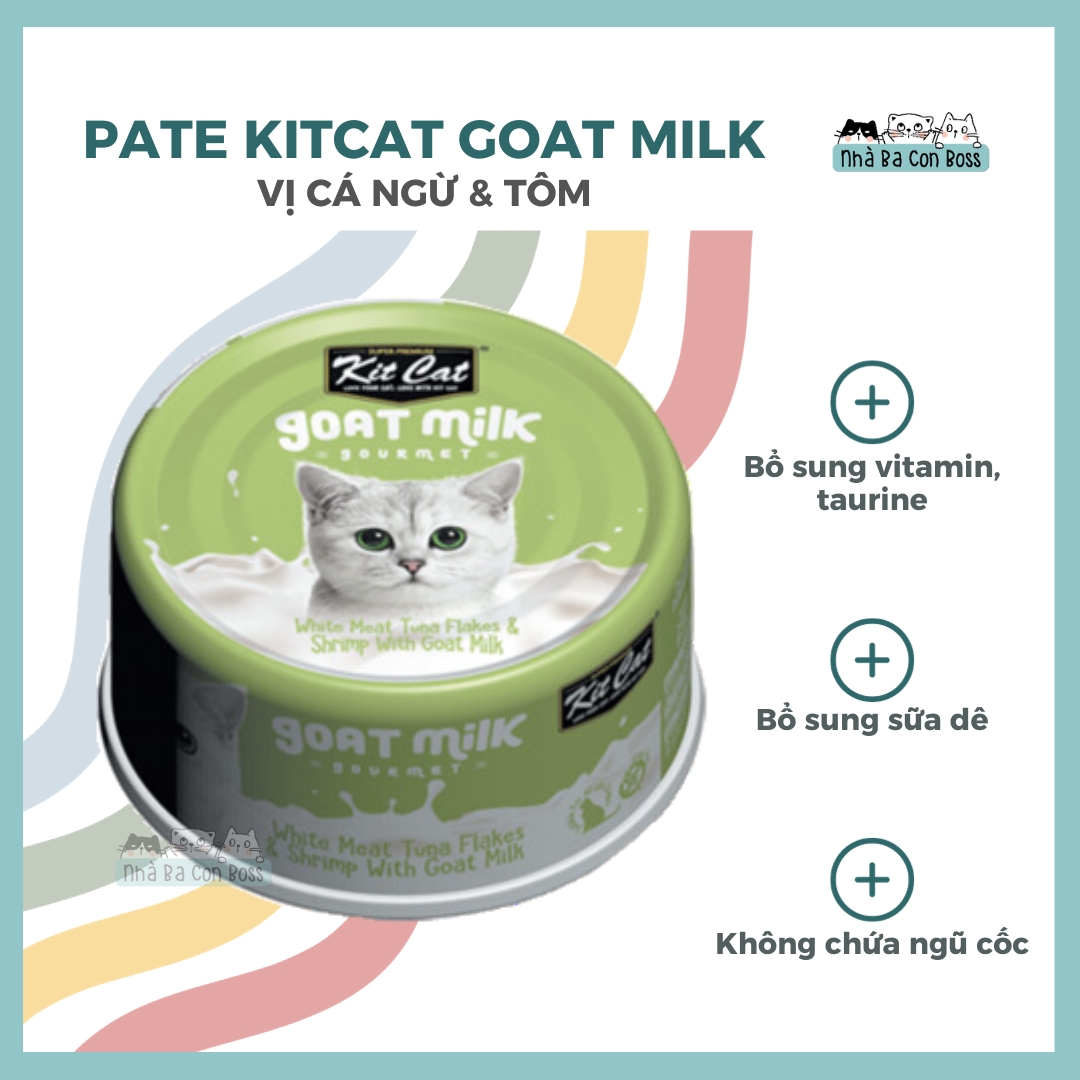 [Lon 70g] Pate Cho Mèo Kitcat Goat Milk