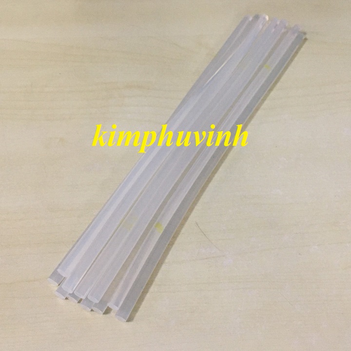 10 cây 0.7x28cm - Keo nến - Keo Nhựa silicon