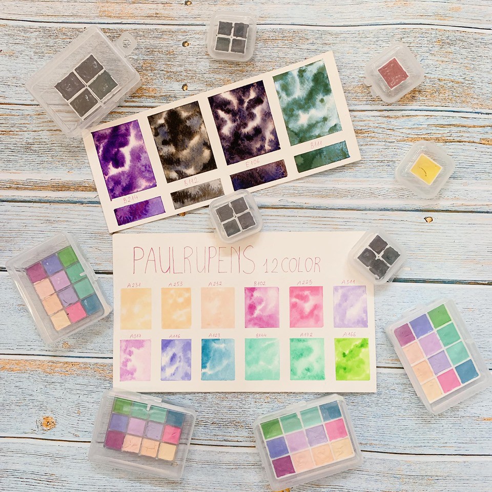 Màu nước Paul Rubens Pocket theo set 05ml - 1ml - 2ml