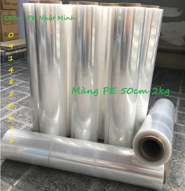 Màng PE quấn hàng 50cm 2kg