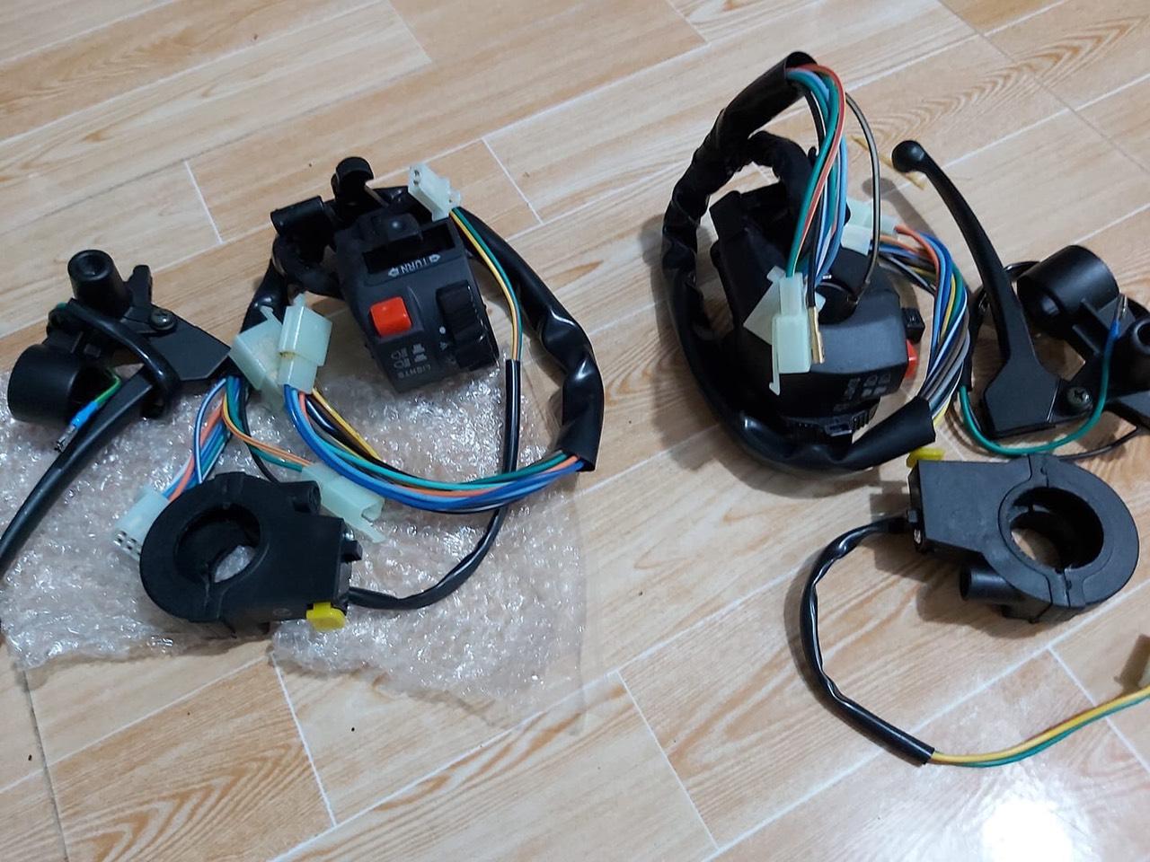 Cùm công tắc cho xe honda Dream (kèm tay phanh)