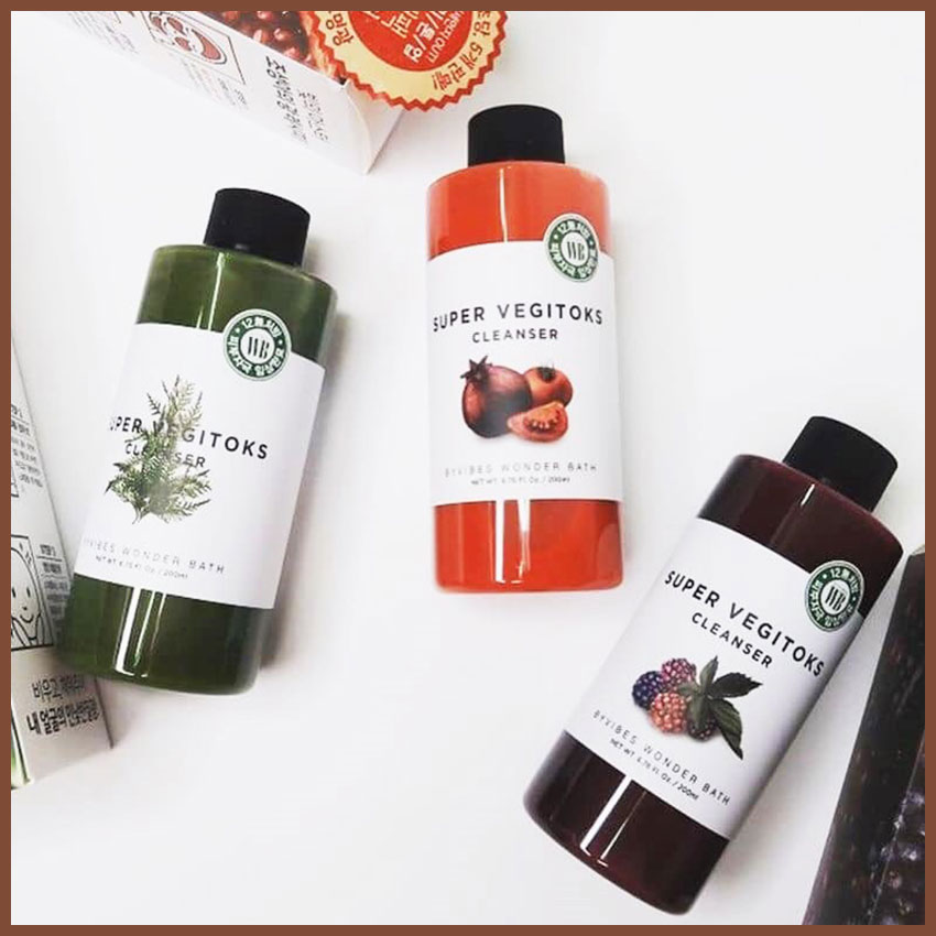 SỮA RỬA MẶT RAU CỦ WONDER BATH SUPER VEGITOKS CLEANSER 200ML