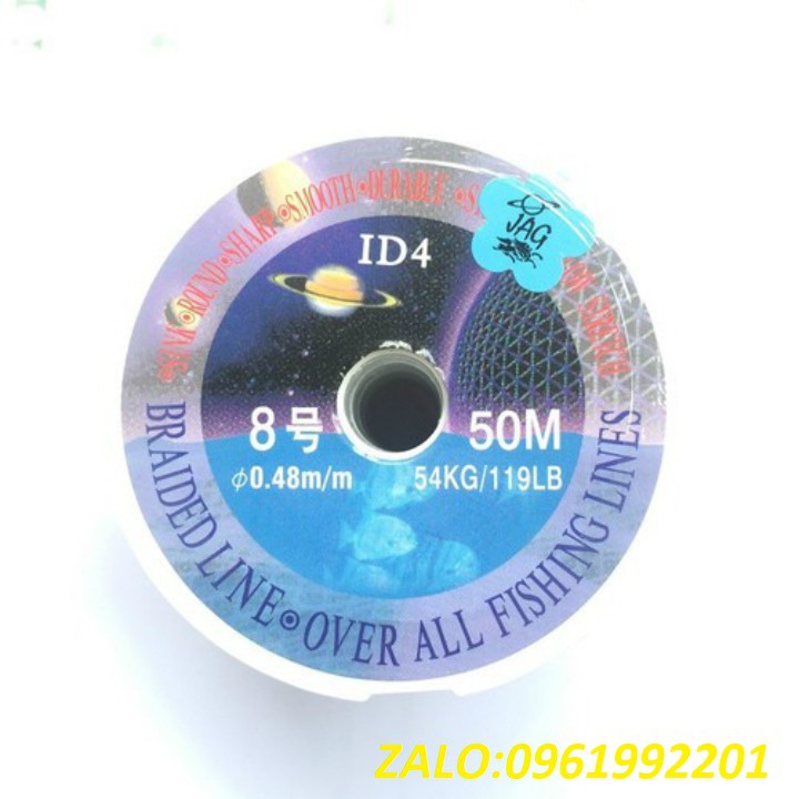 Dây dù pe id4 50m nhiều size dễ lựa chọn-dây siêu bền