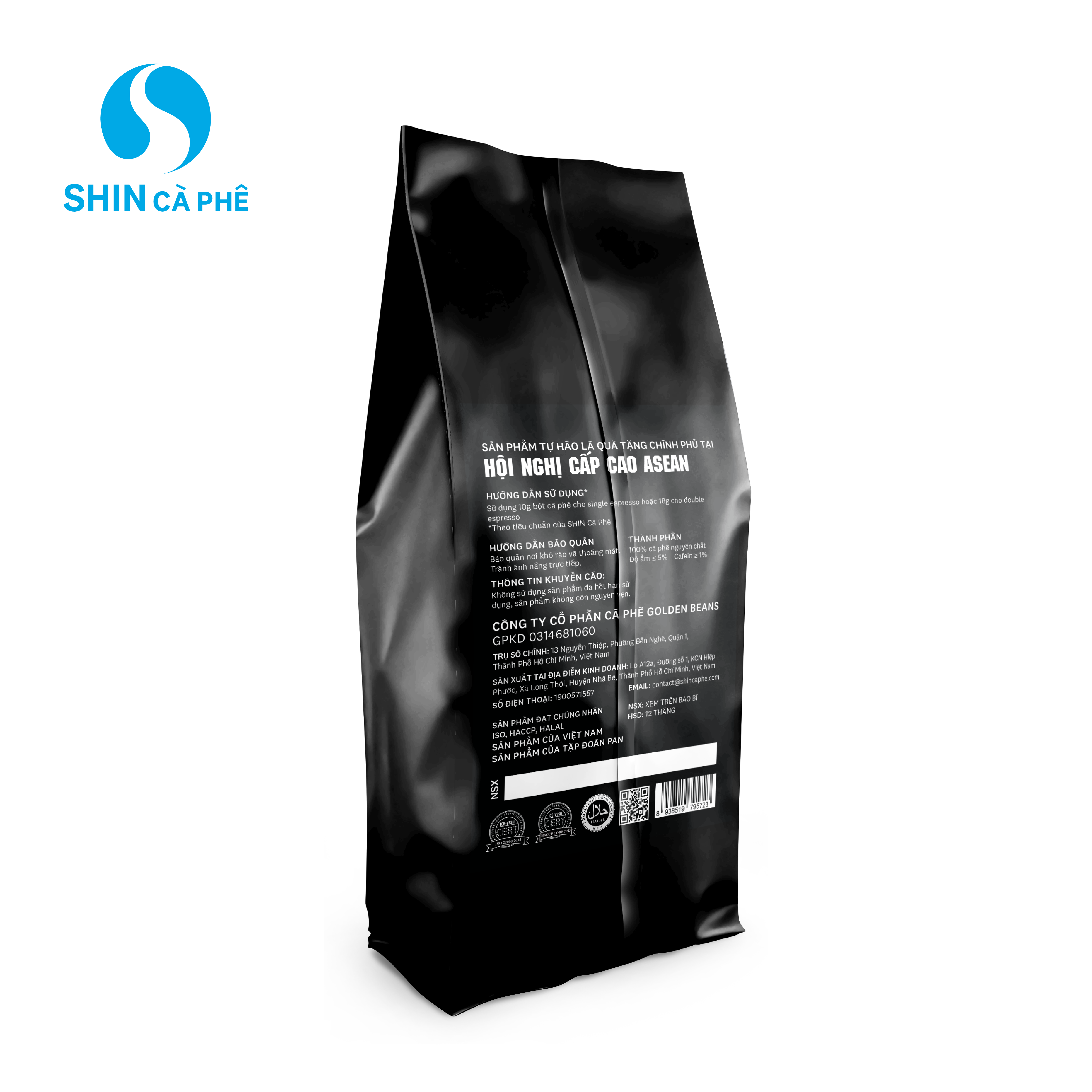 Espresso Coffee E2 - Shin Coffee - Machine-Brewed Coffee - 1kg Package