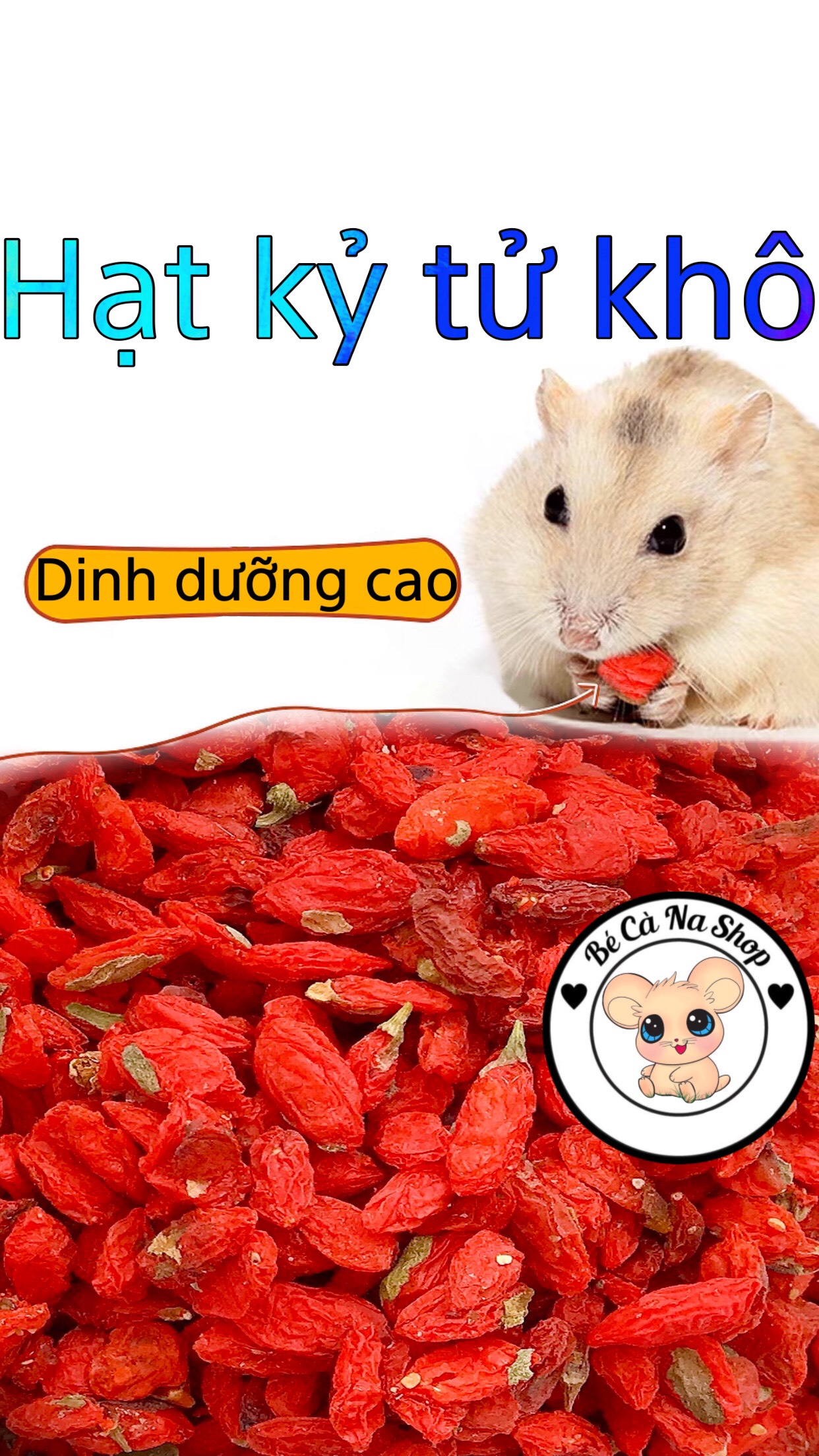 kỷ tử sấy khô cho hamster