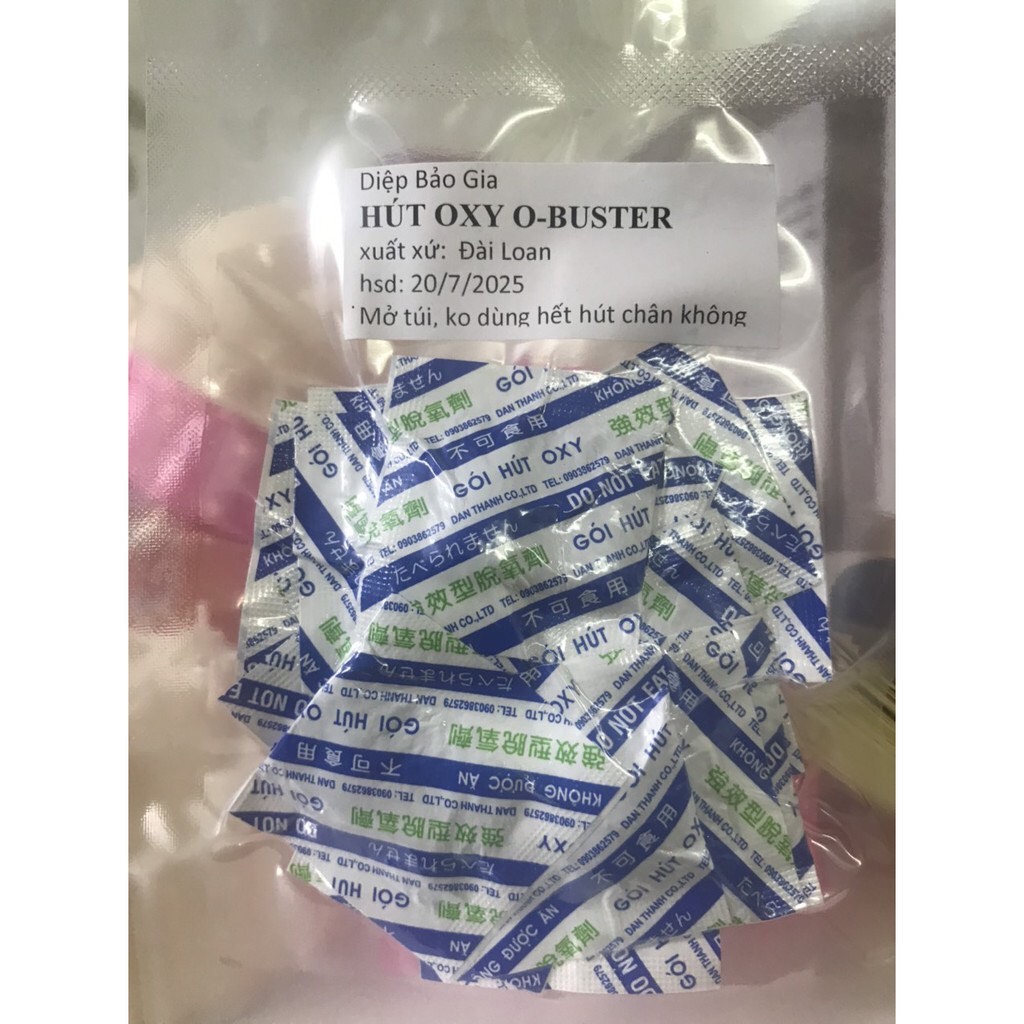 Hút ẩm/oxygen/oxytoc 20 cái