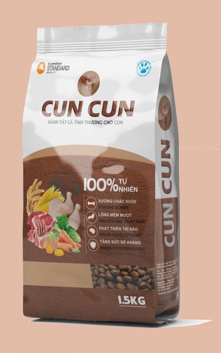 [HCM]Thức Ăn Cho Chó Cun Cun 1.5kg